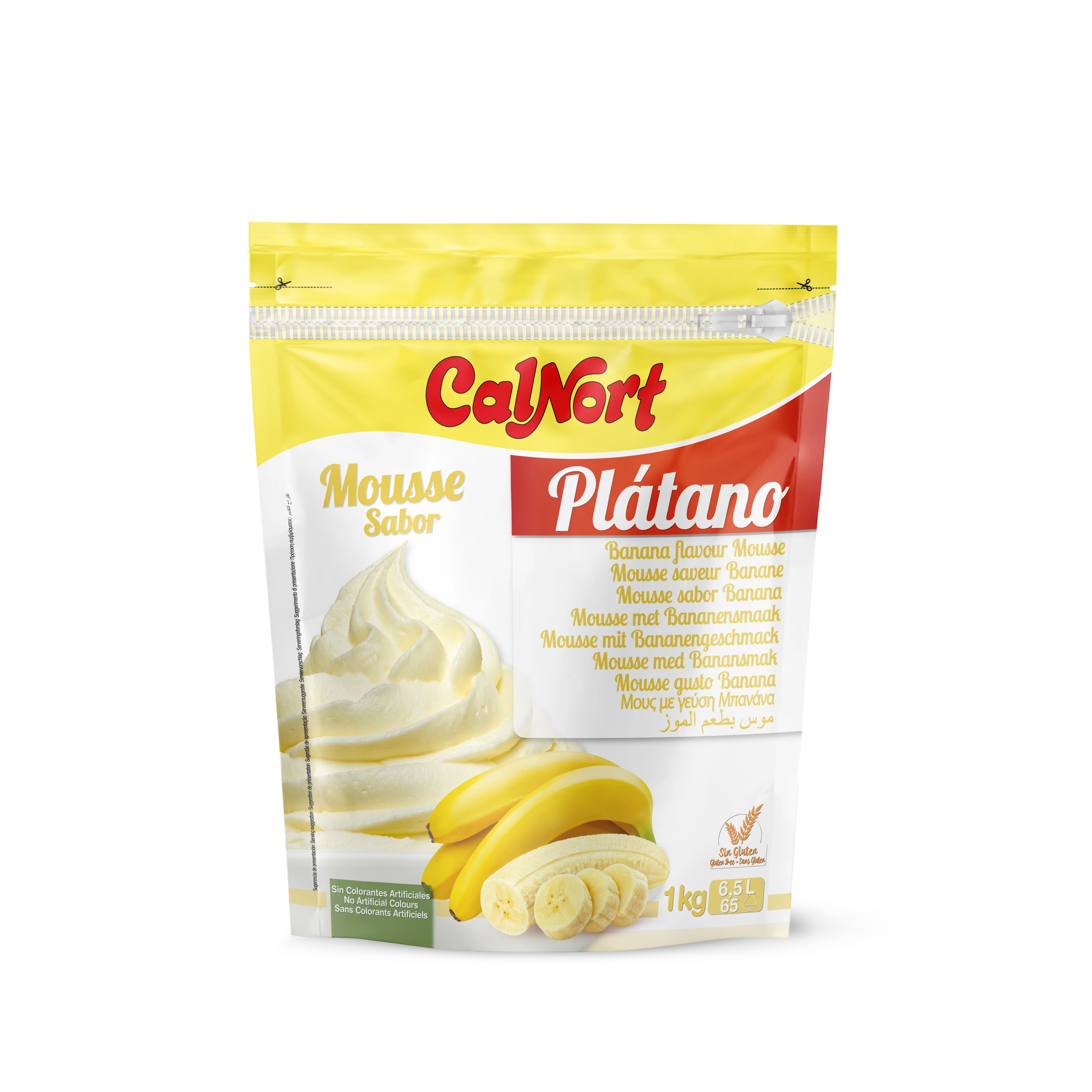 バナナ風味のムース 1kg - CALNORT