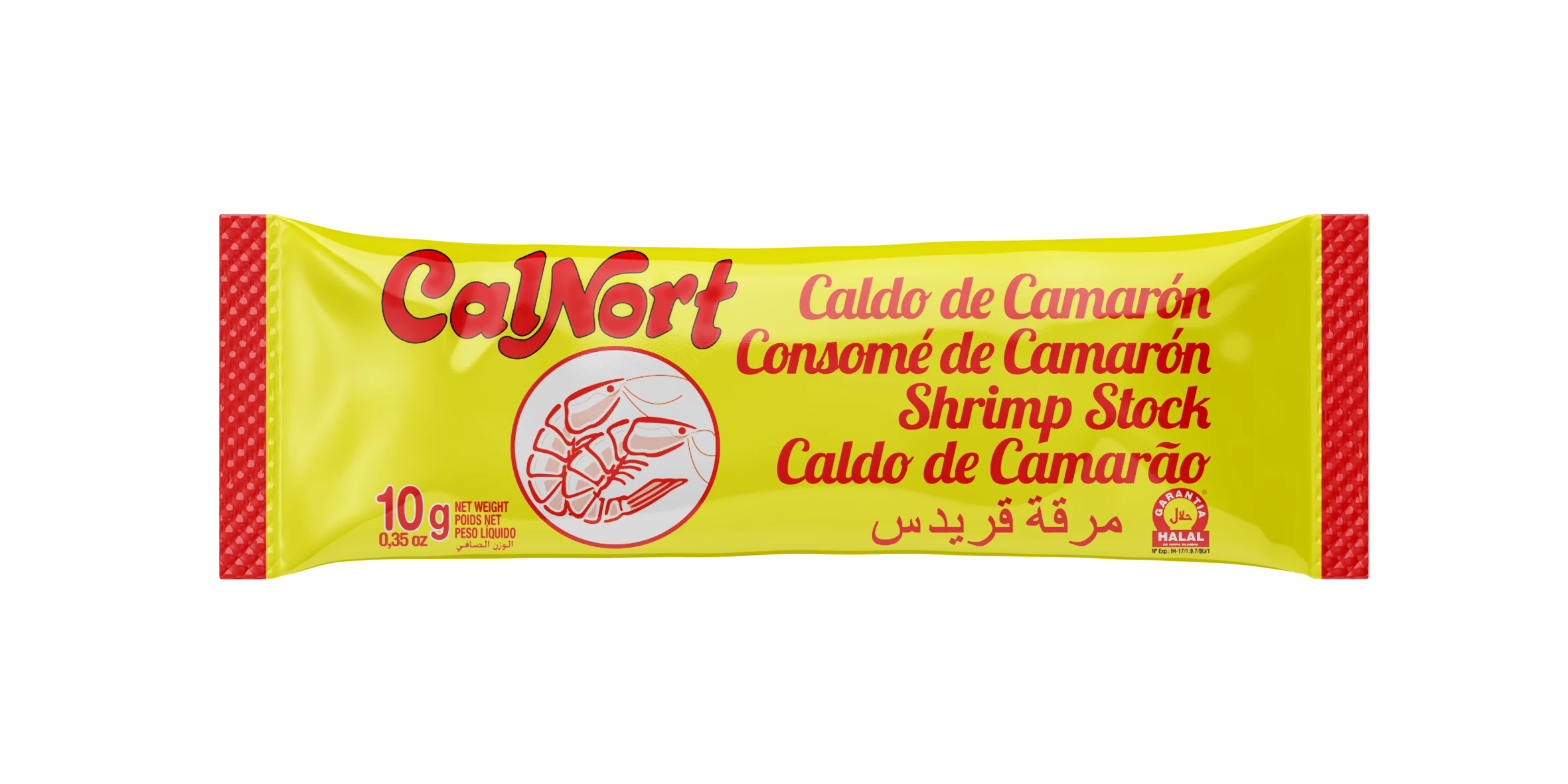 عصا مرق بنكهة الروبيان 10 جرام 100 عصي - CALNORT