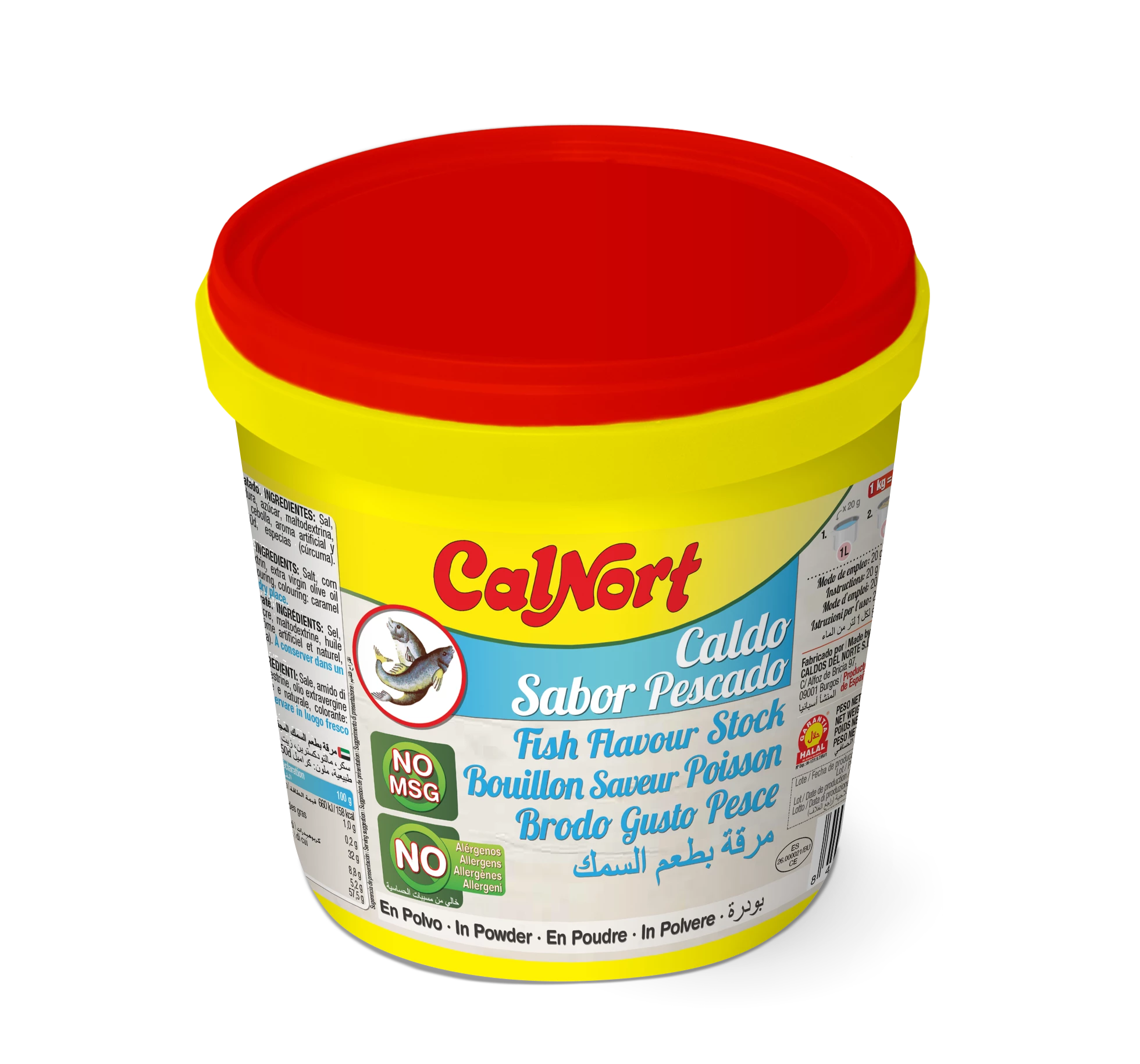 Nước luộc cá không có bột ngọt 1 Kg - CALNORT