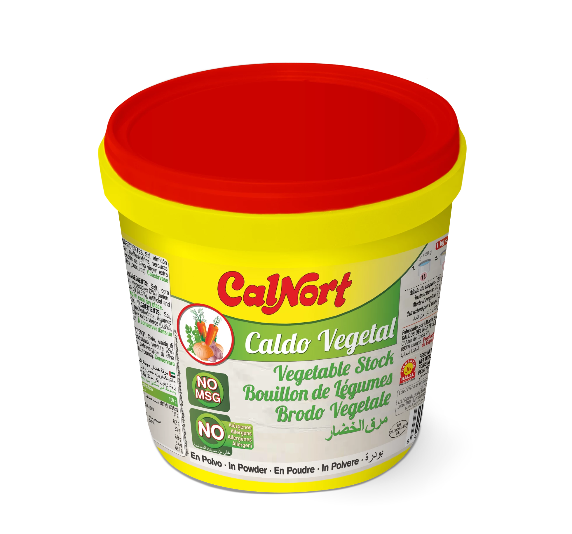 野菜スープ（MSGなし）1kg - CALNORT