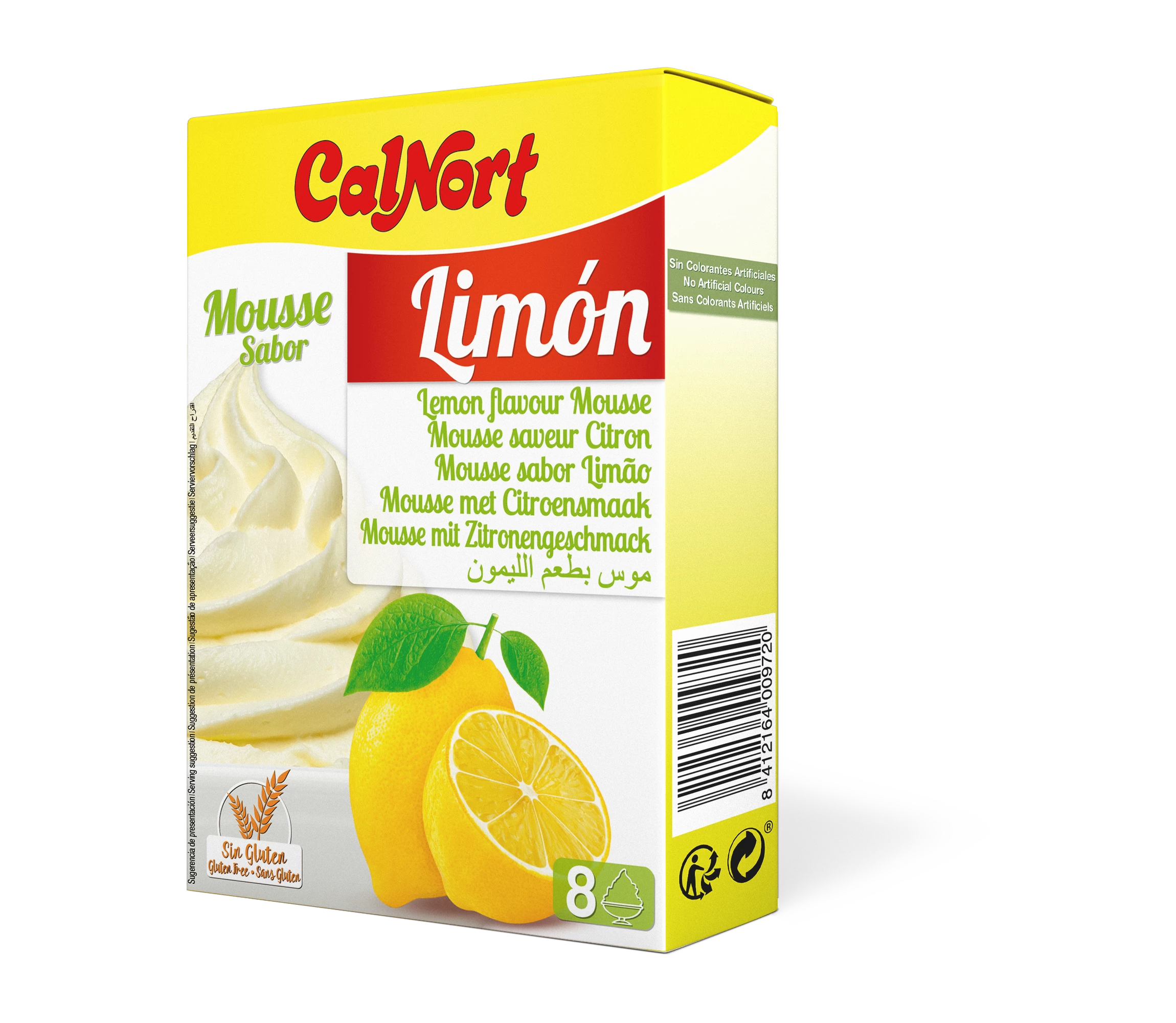 Lemon Mousse Preparation 2 X 65 G - CALNORT