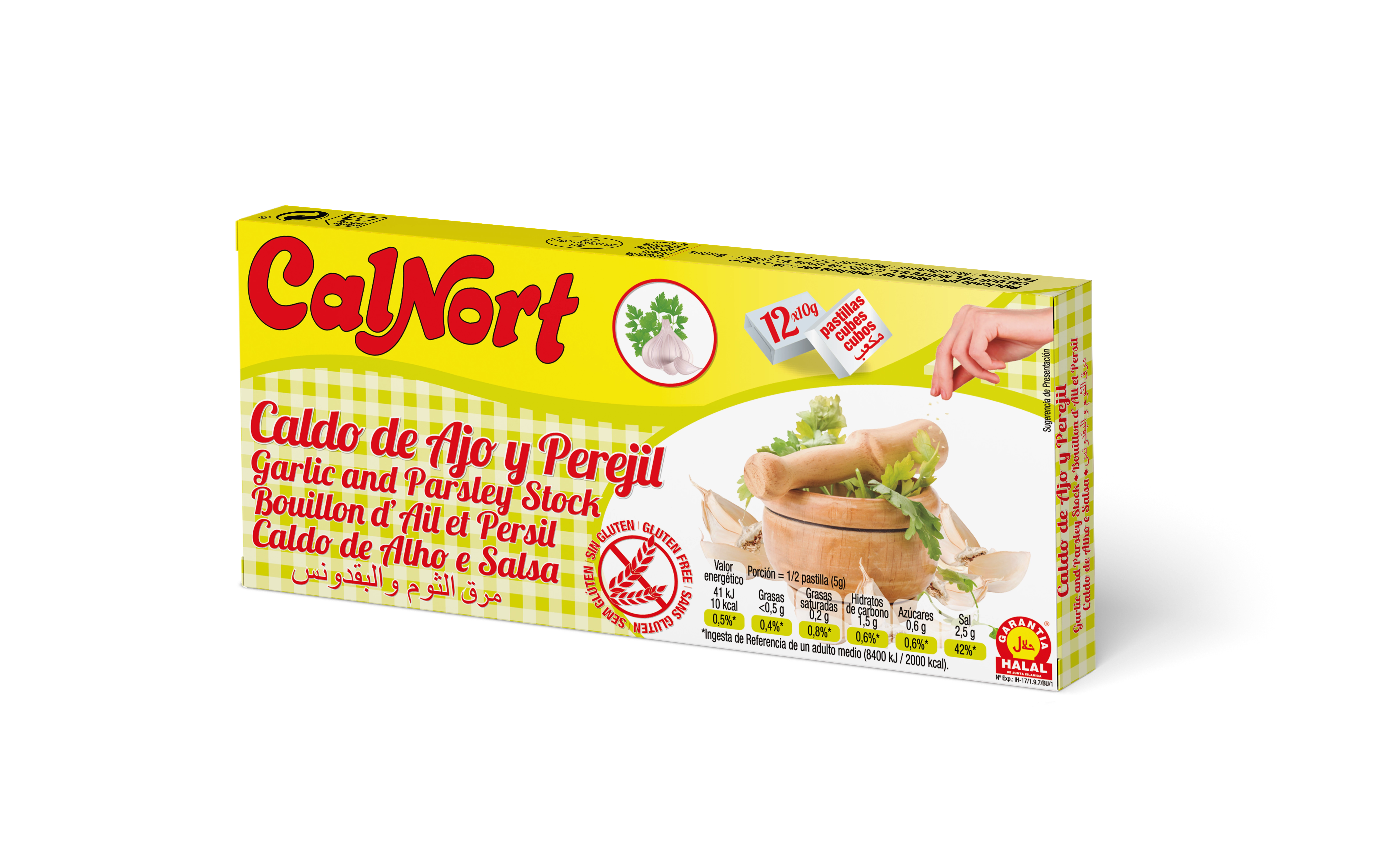 Nước luộc tỏi và rau mùi tây 12 viên - CALNORT