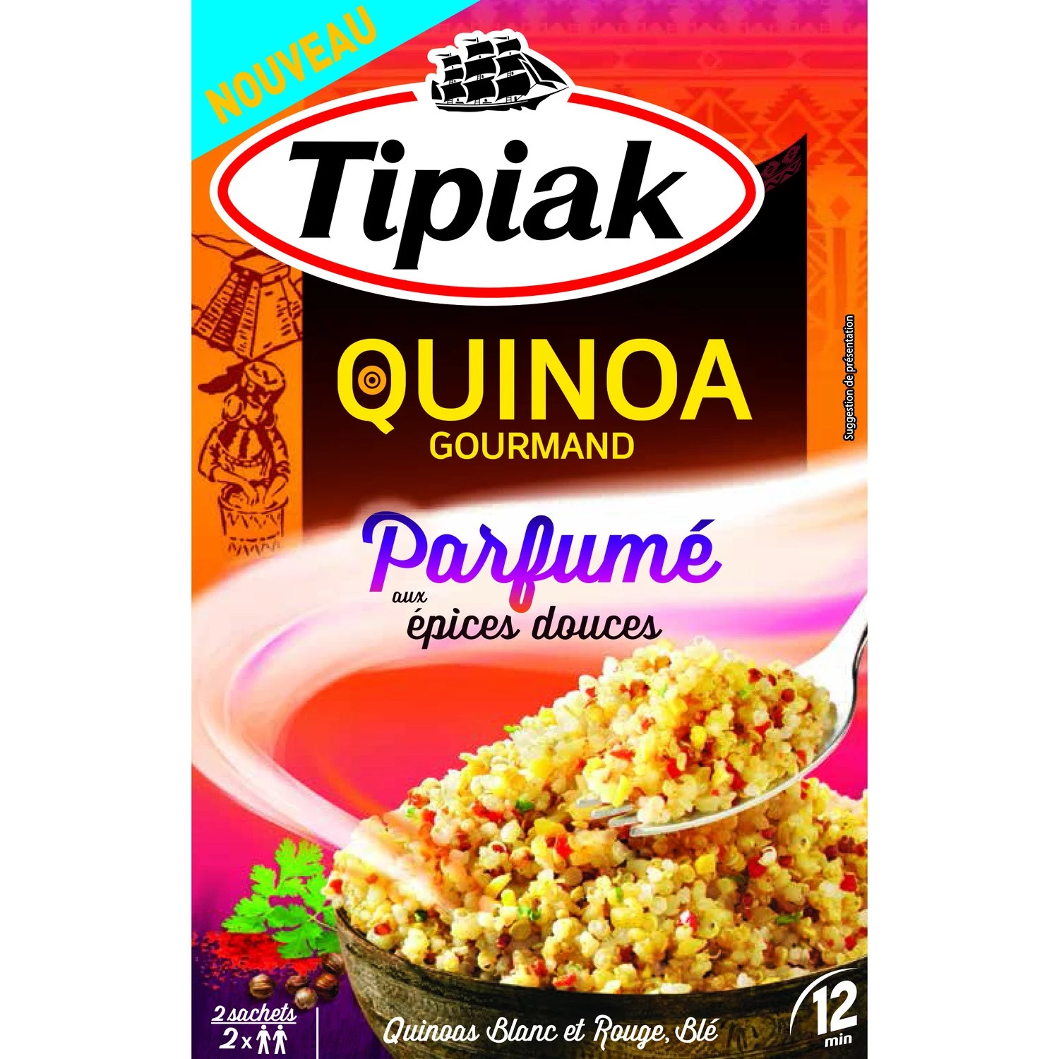 Quinoa Epices Douces 2x120g