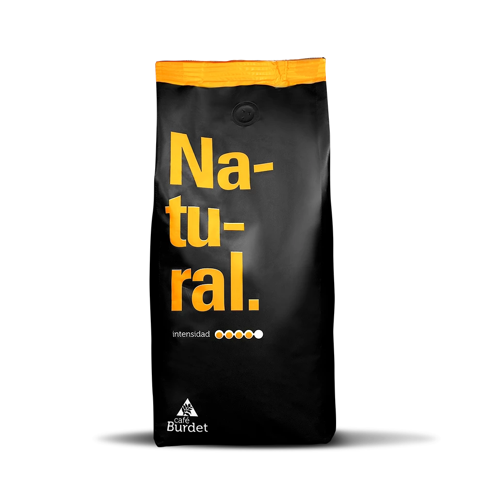 Кофе в зернах Na-tu-ral интенсивность 4 1кг - BURDET