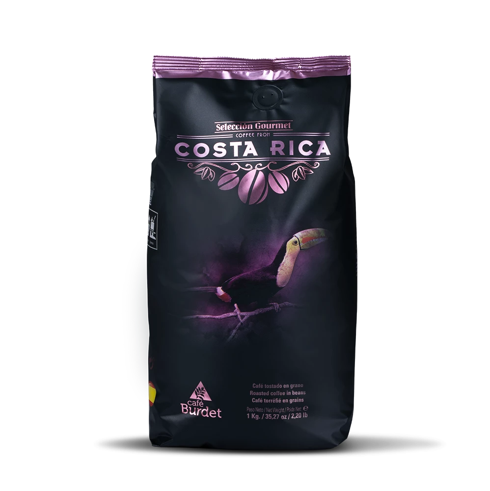 Roasted coffee beans Gourmet Selection Costa Rica 1 Kg - BURDET