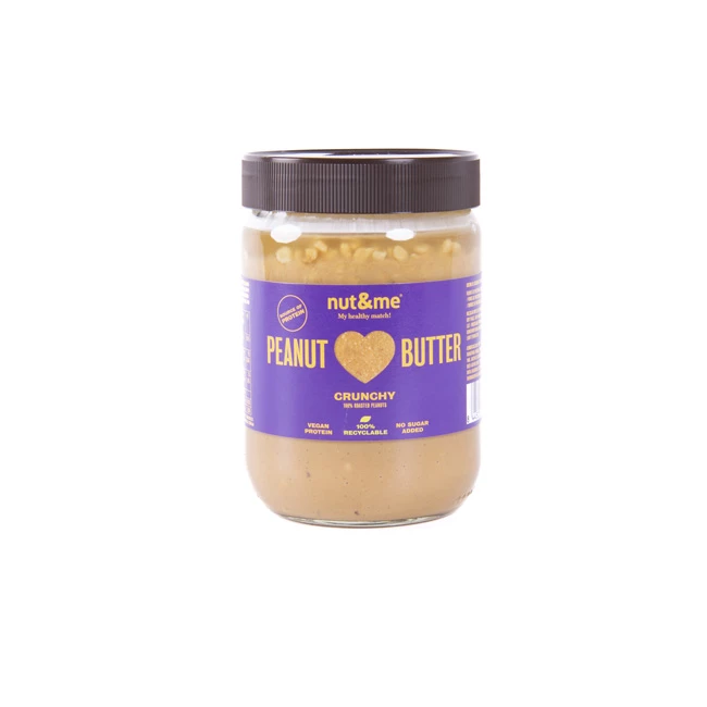 Crunchy Peanut Butter, 500g - NUT & ME