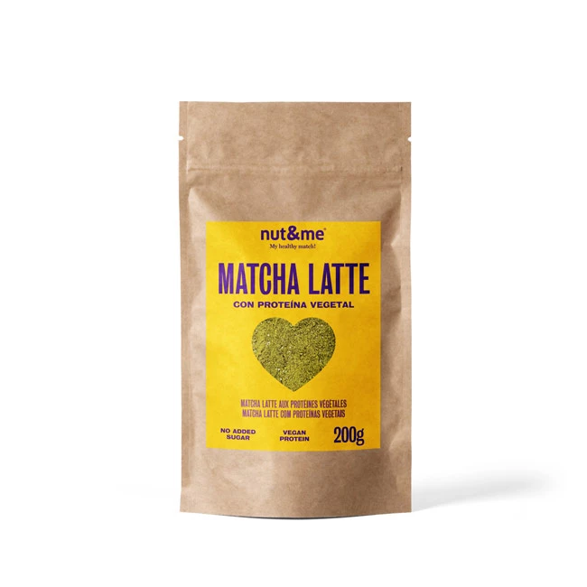 Matcha Latte Aux Proteine ​​Vegetali, 200g - NUT & ME
