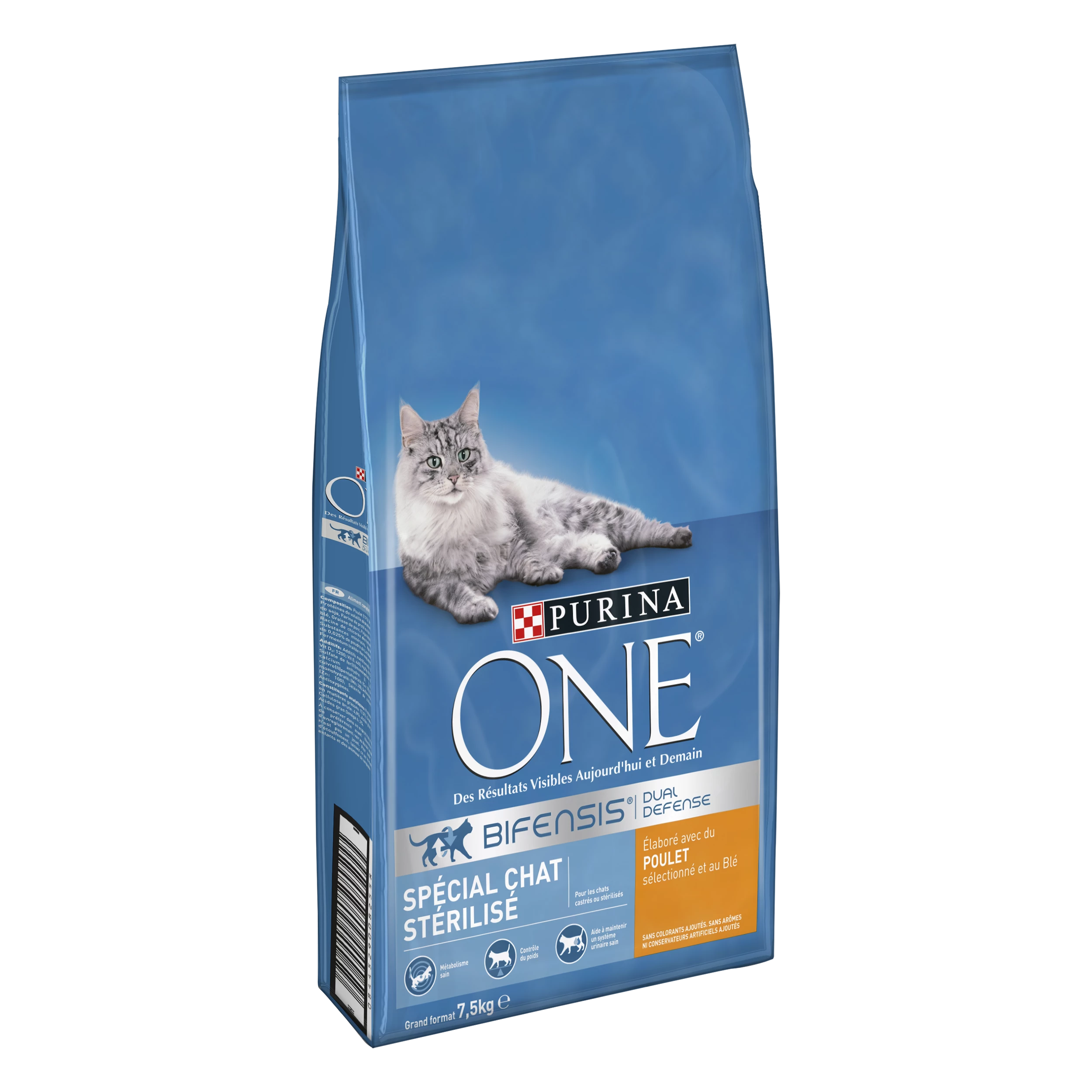 Comida para gatos esterilizada 7,5 kg P55