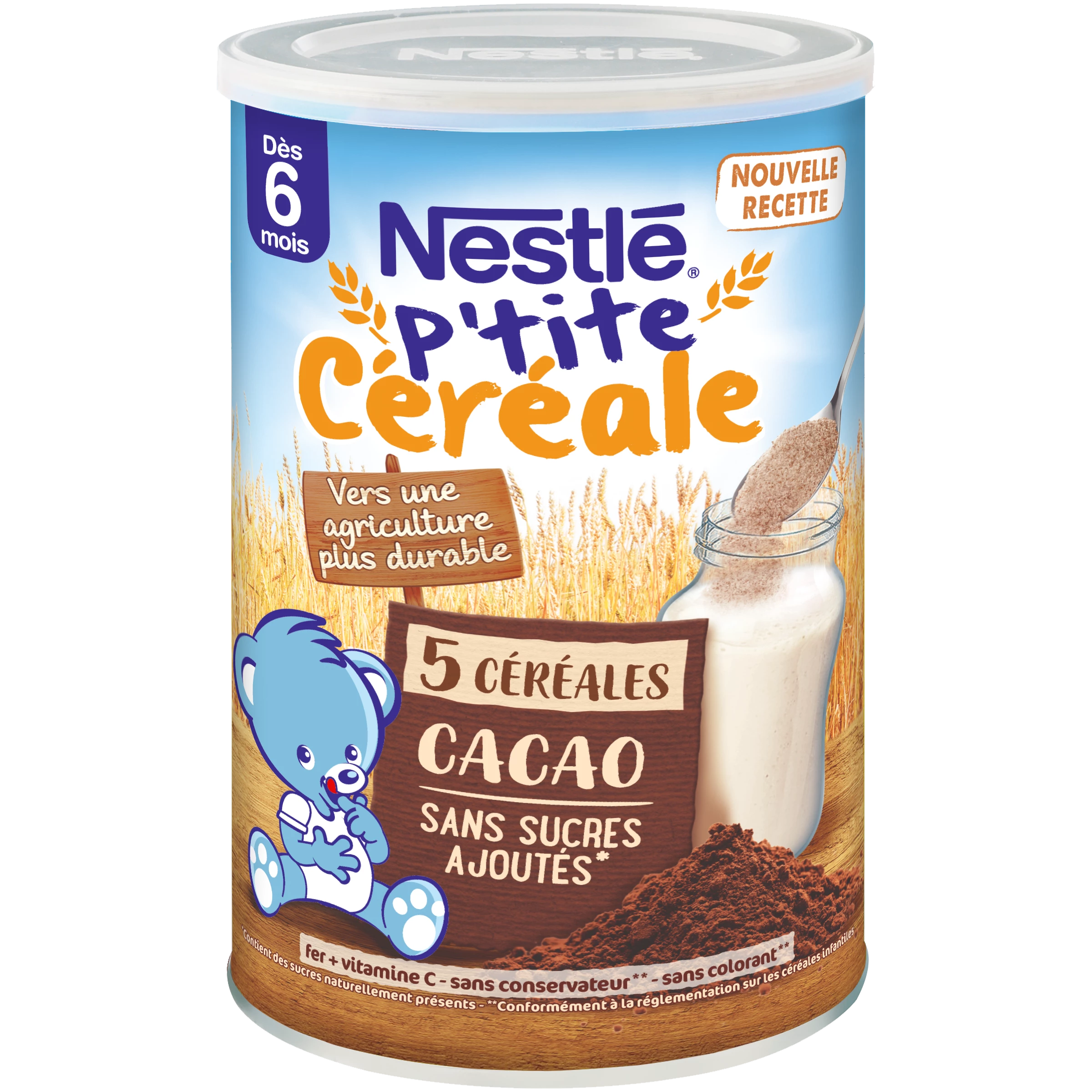 P'tite Cereal Cacao 415g - NESTLÉ