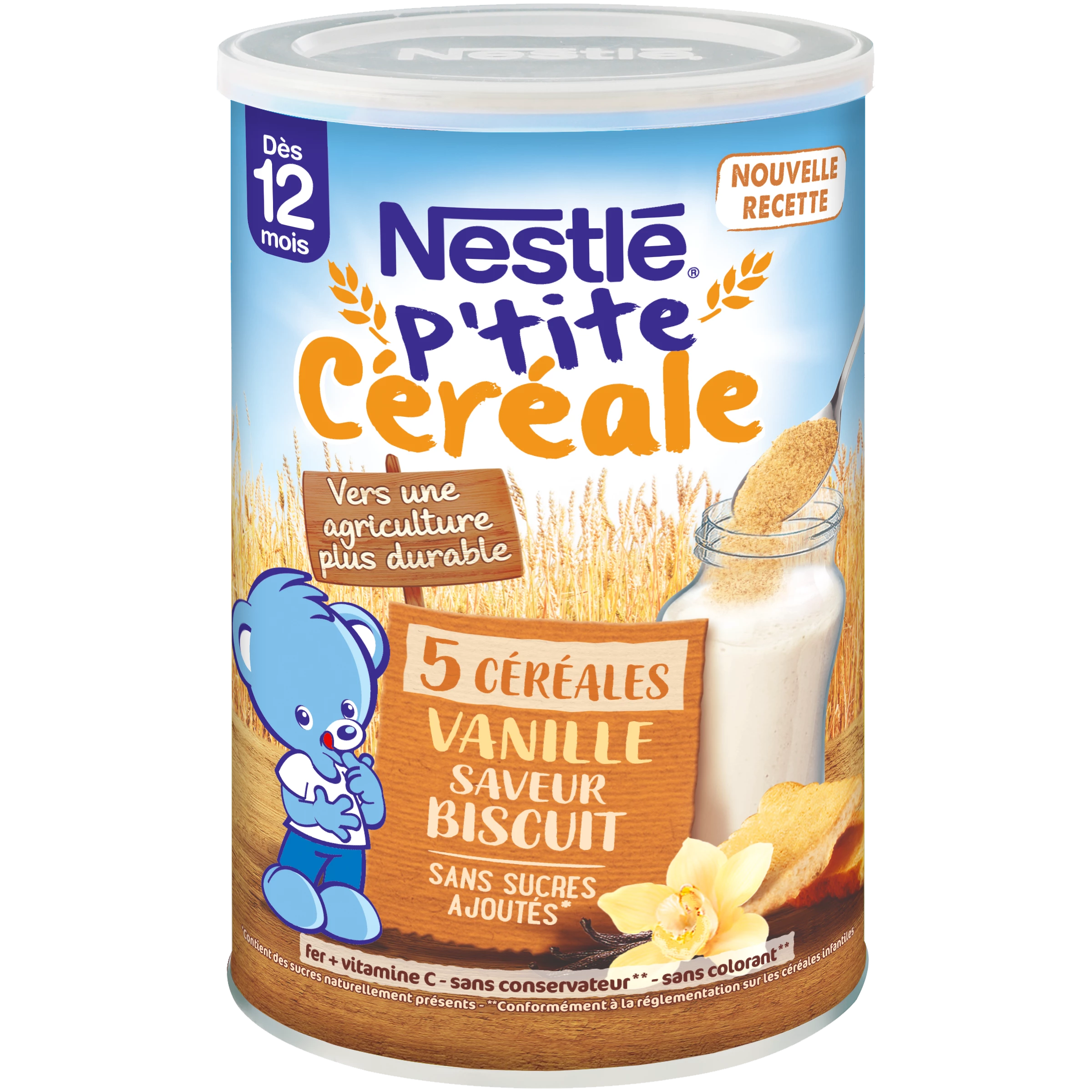 P'tit Cereale Vanilla Biscuit 415g - NESTLÉ