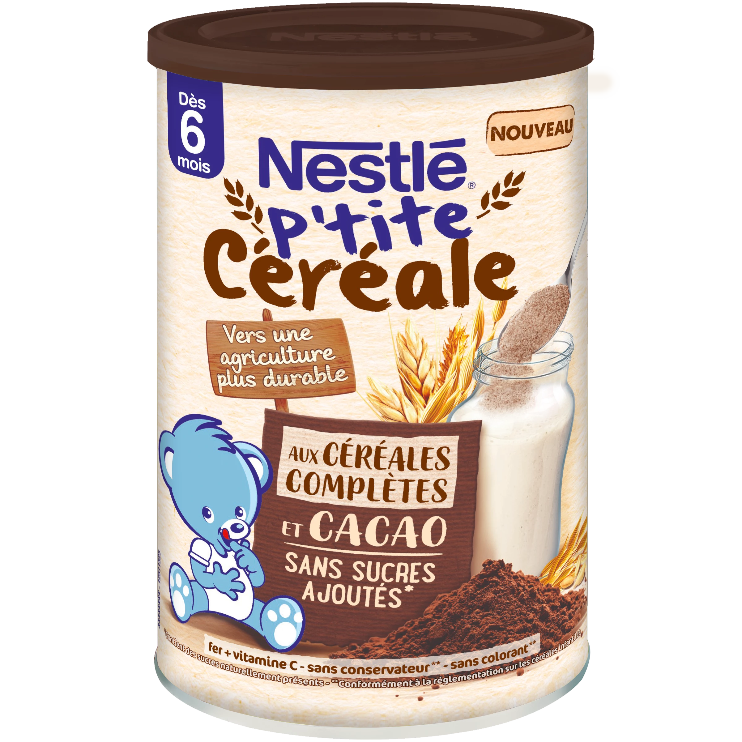 Nestlé Cereales Bebé Cereales Integrales Frutas 6 Meses 250 g
