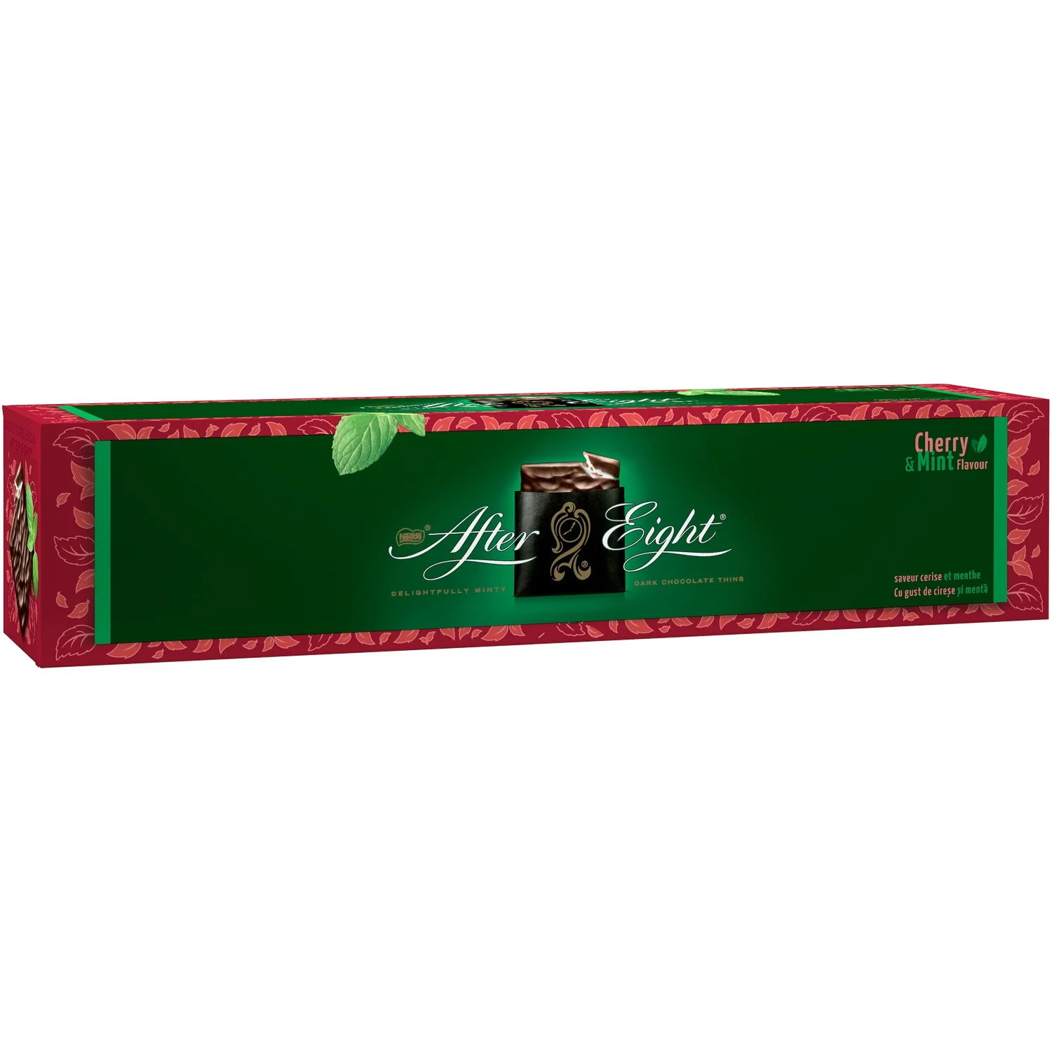 Chocolat Noir Fourré à La Menthe Saveur Cerise 400g - After Eight