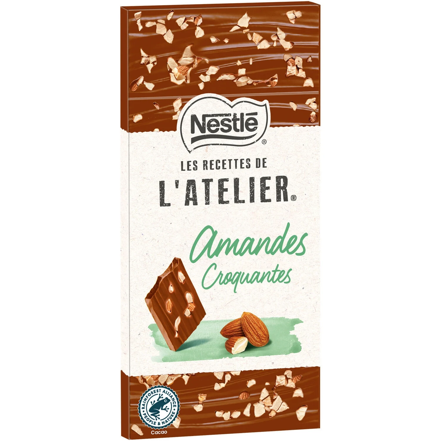 Tablette De Chocolat Et éclats D'amande 100g - Nestle