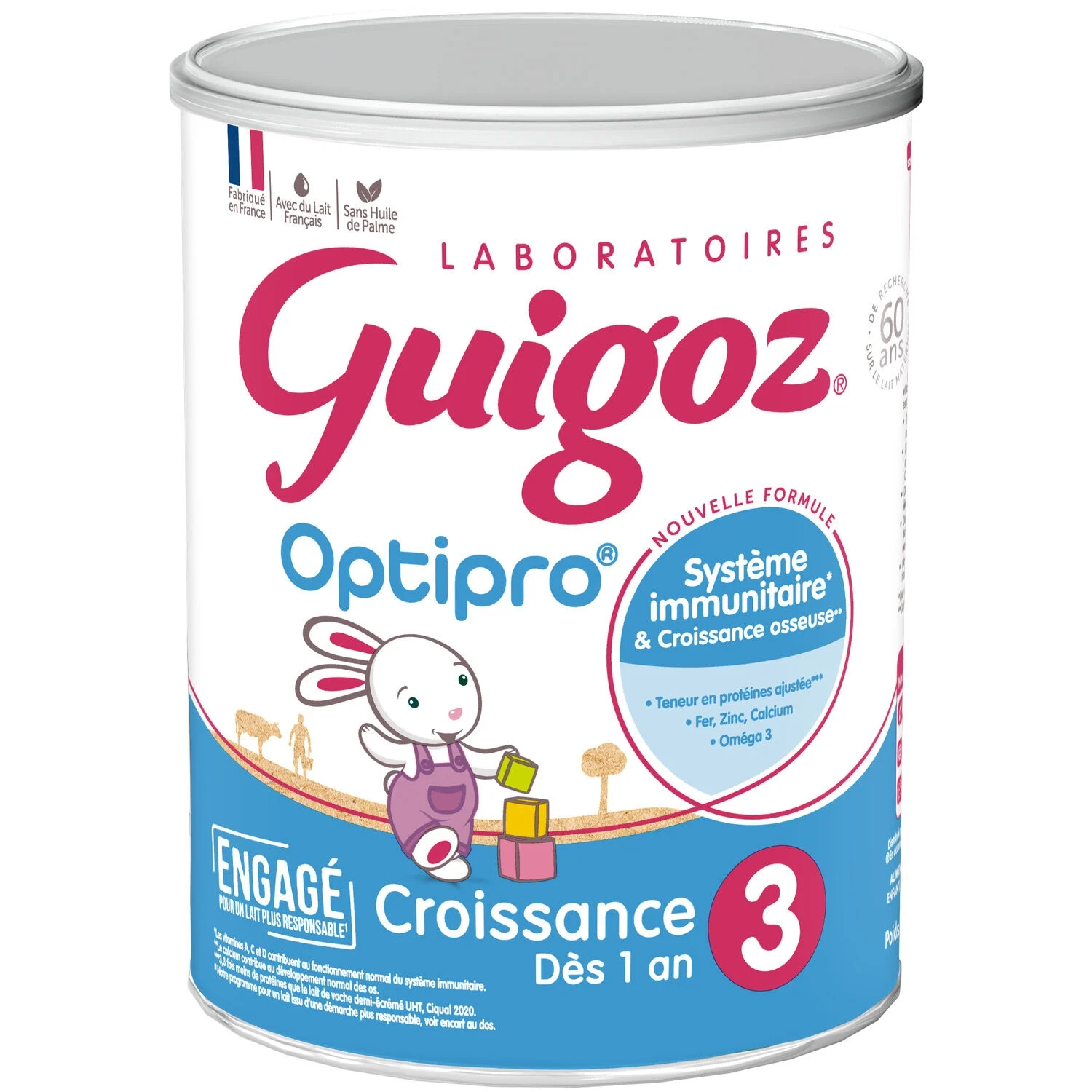Guigoz 3 Croiss Optipro 830g