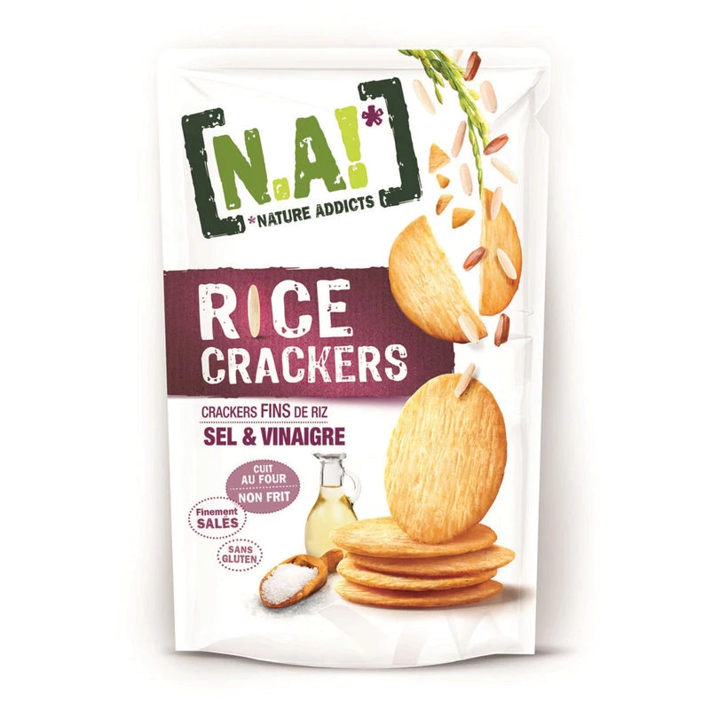 Rice Cracker Sel & vinaigre 70g - Nature Addicts