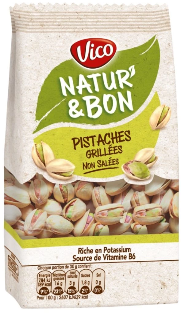 Roasted pistachios 200g - NATUR' & BON