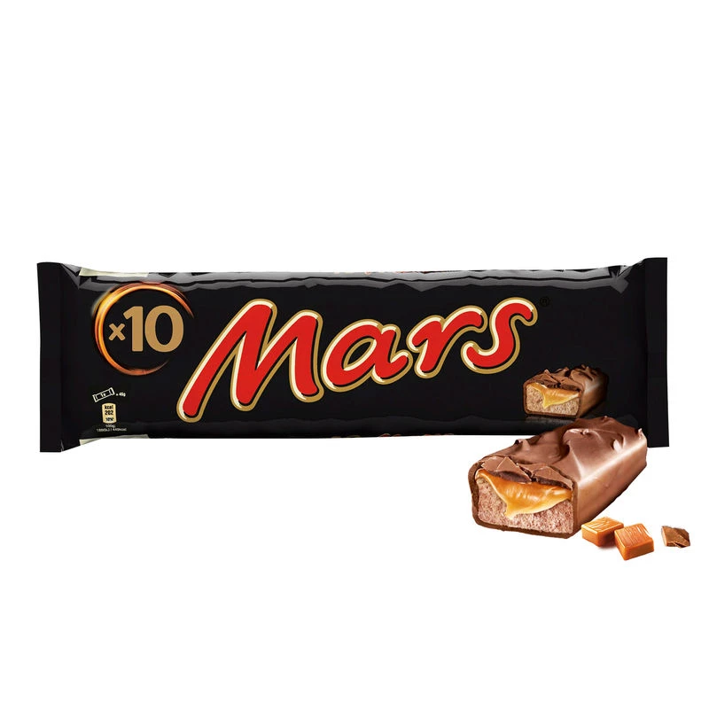 Barres chocolatées fourrées au caramel 450g - MARS