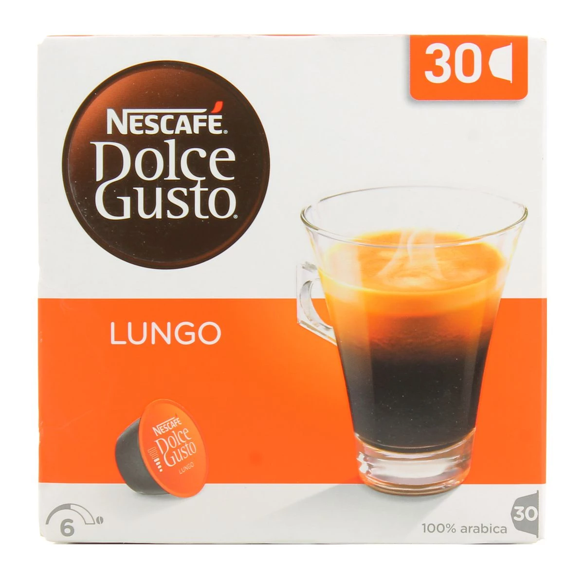 Long coffee x30 capsules 210g - NESCAFÉ DOLCE GUSTO
