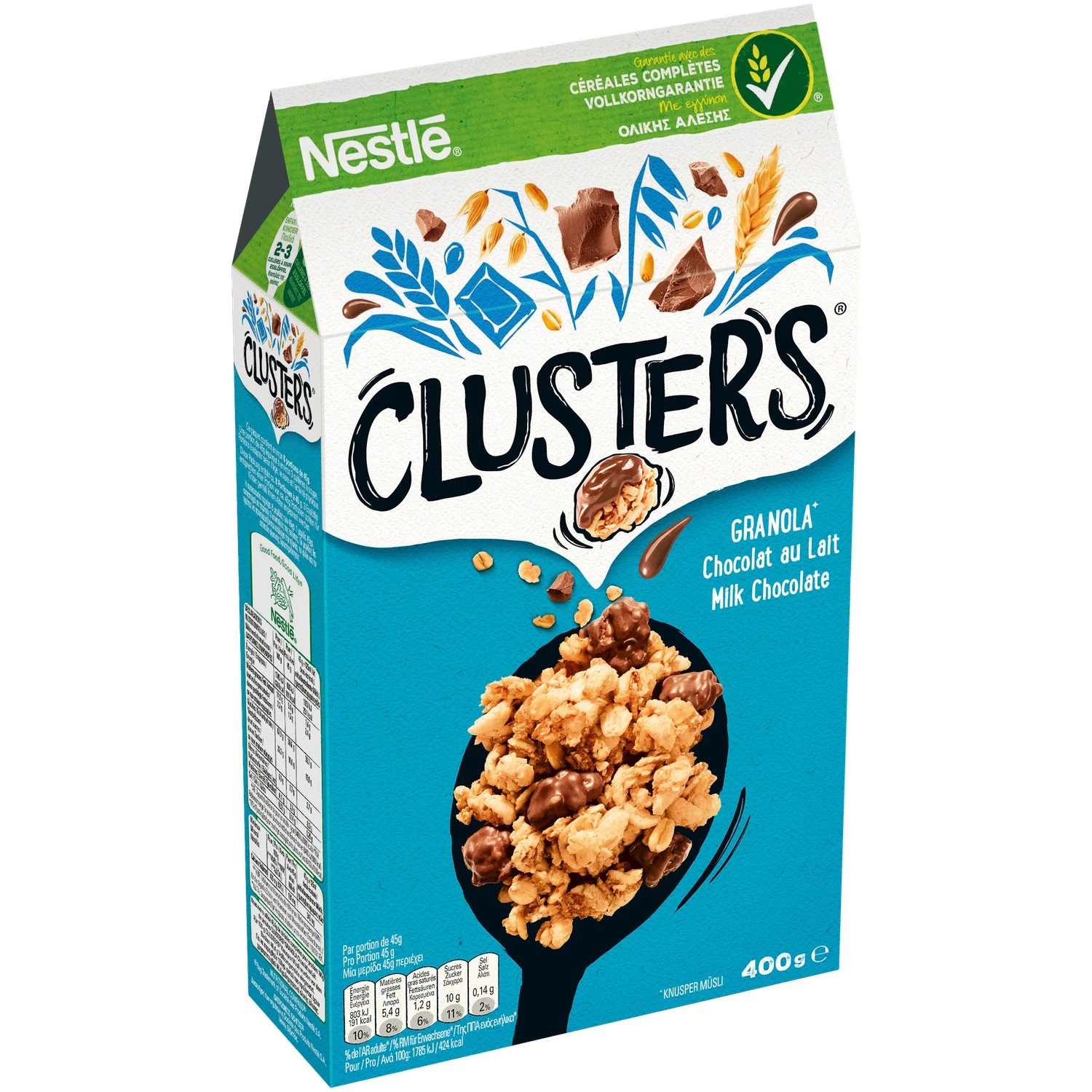 Clusters Choco Lait 400g