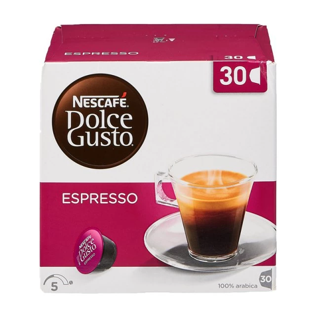 Кофе эспрессо х30 капсул 180г - NESCAFÉ DOLCE GUSTO