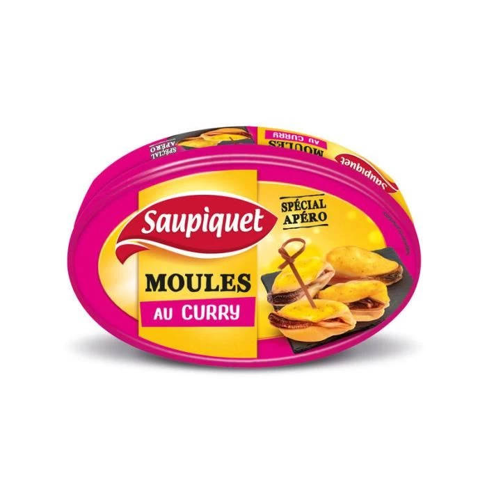 Moules Curry Saupiquet 110g
