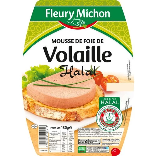 Mousse Foie Volaille Halal 180