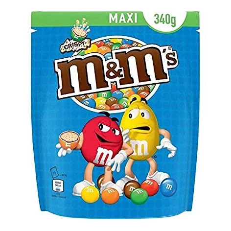 M&M'S - BONBONS CHOCOLAT ET CACAHUETE 330g, 550g ou 1 kg