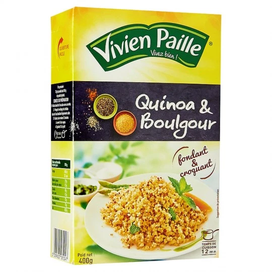 Quinoa & boulgour fondant & croquant 400g - VIVIEN PAILLE