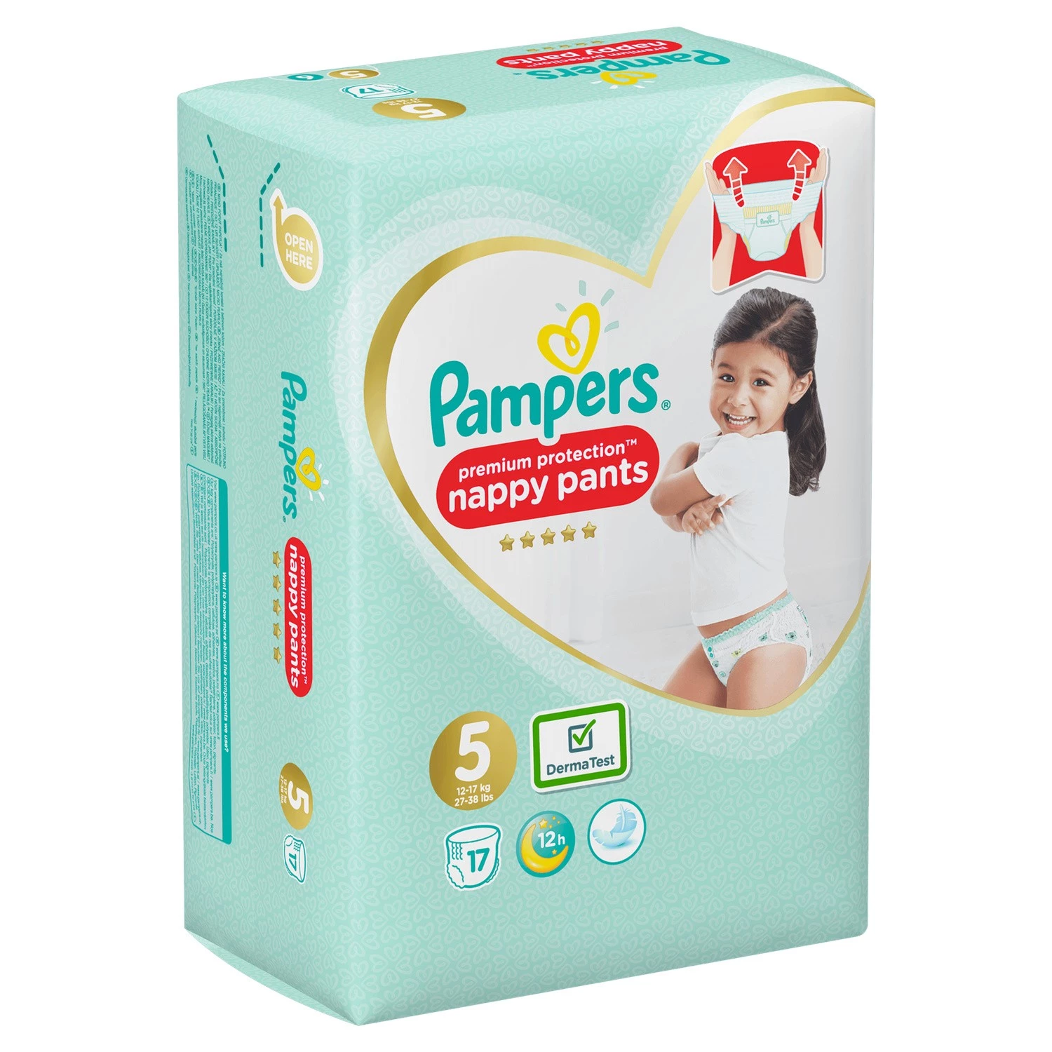 Baby diapers nappy pants T5 x 17 - PAMPERS