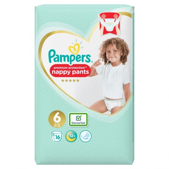 Couches bébé nappy pants T6 x16 - PAMPERS