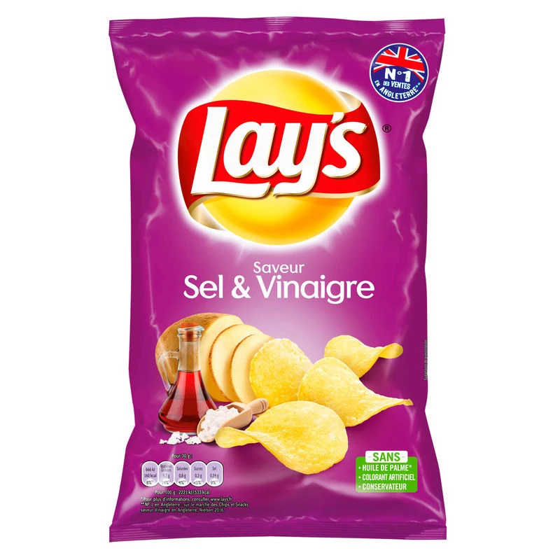 Chips Sel & Vinaigre, 130g - LAY'S
