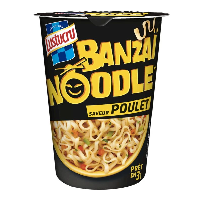 Banzai Noodle poulet 60g - LUSTUCRU
