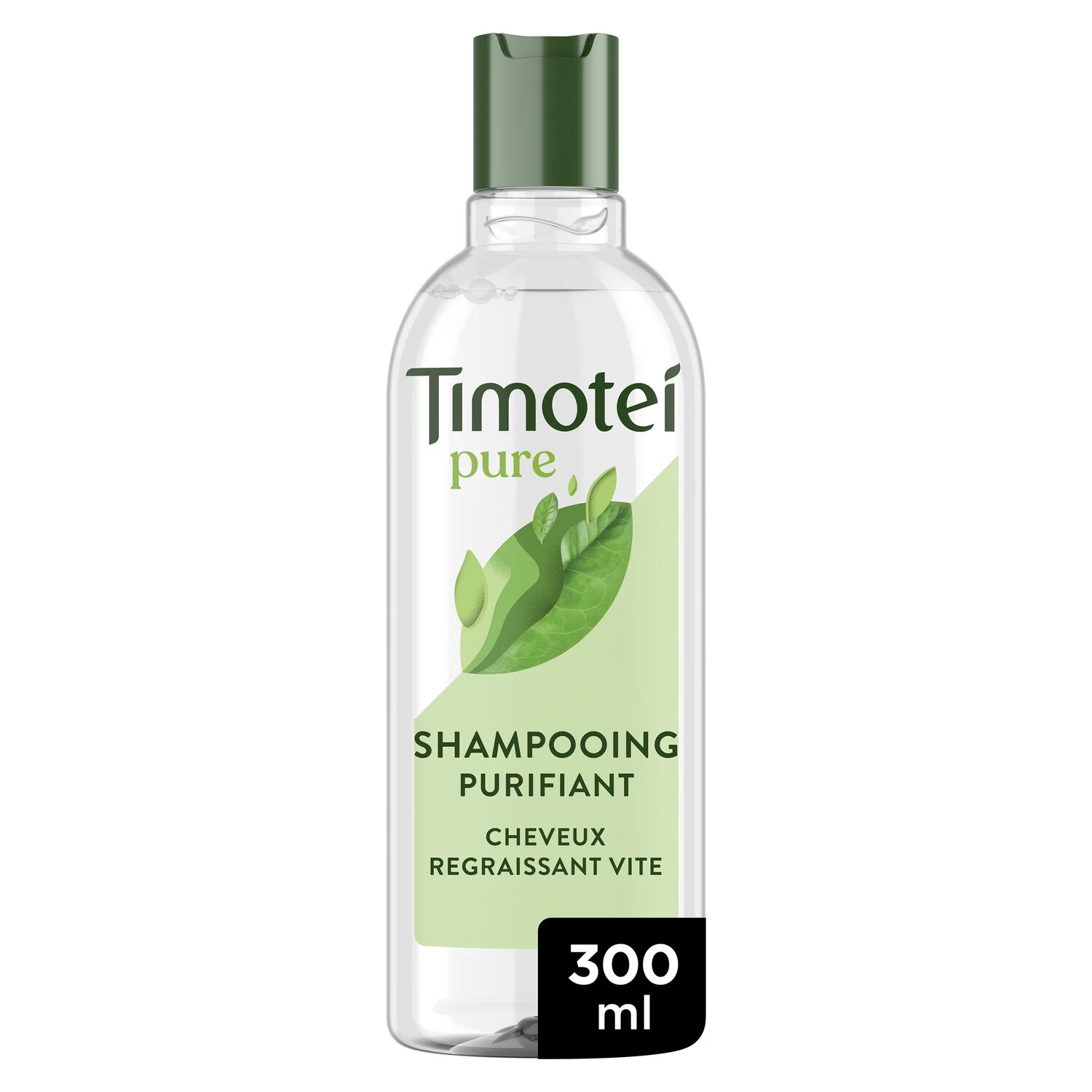 Shampoing Purifiant Sans Silicone Pour Cheveux Normaux RÃ©graissant Vite Ã L'Xtrait De ThÃ© Vert 300ml - TIMOTEI