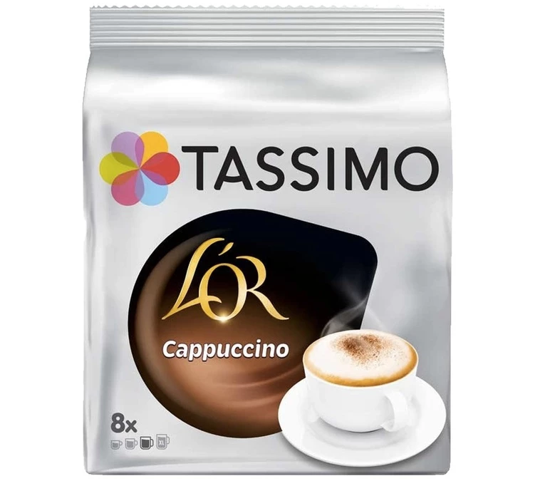 Cappuccino L'or X8 Podettes 267g - TASSIMO