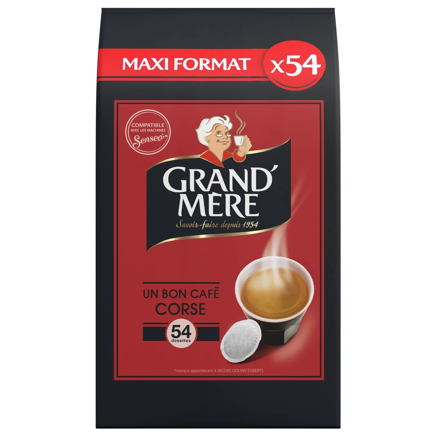 Strong Coffee X54 Pods - GRAND' MÈRE