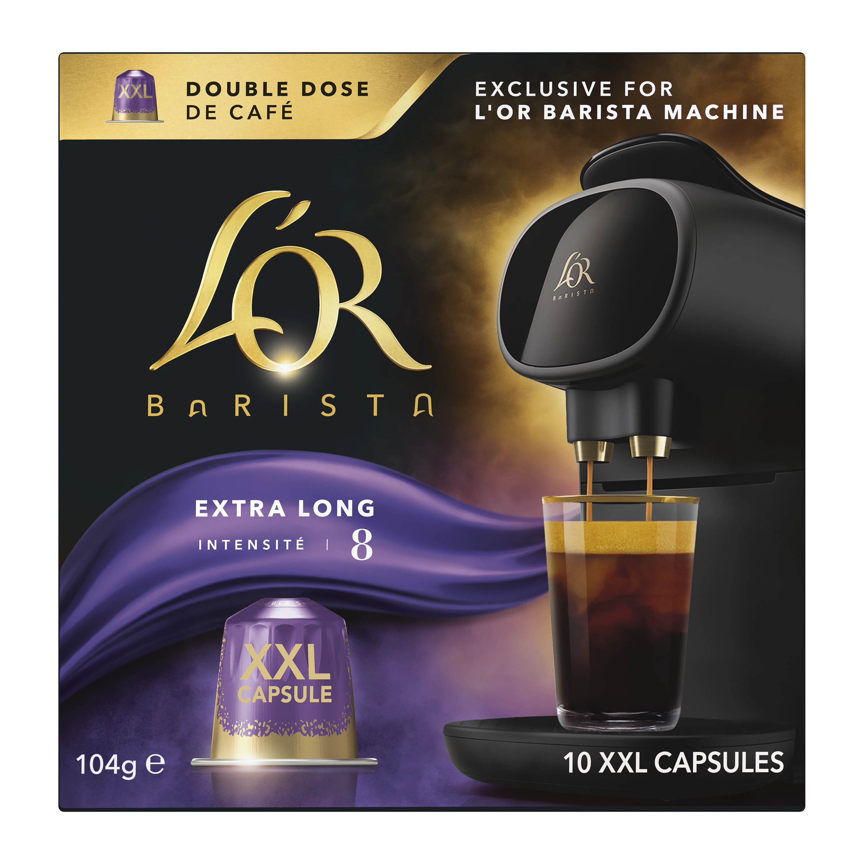 Viên nang Café Double Lungo Profondo pour Machine l'Or Barista; x10; 104g - L'OR