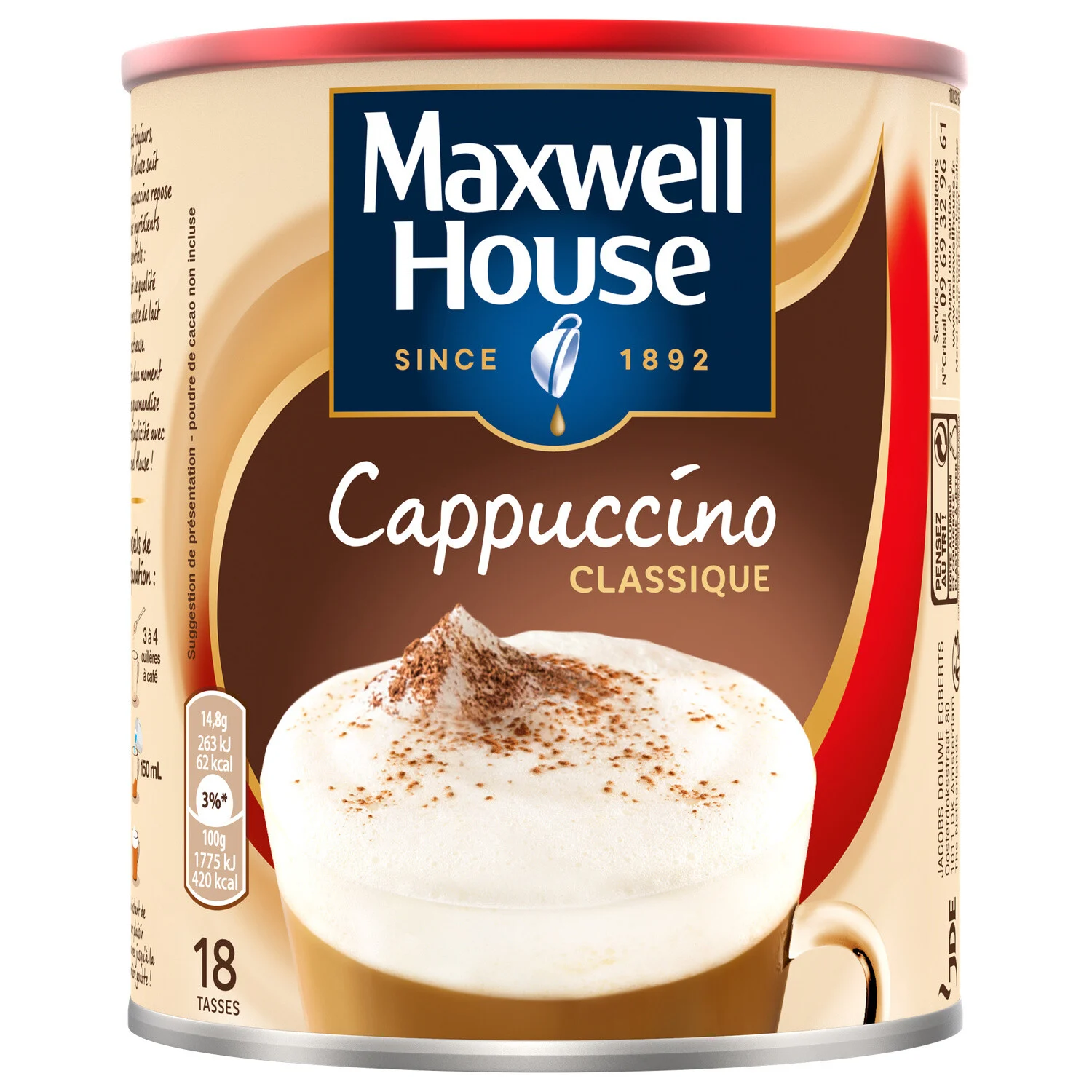 Cappuccino Classique 280g - Maxwell House