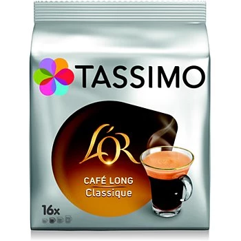 クラシック ロング コーヒー ロール X16 ポッド 104g - TASSIMO