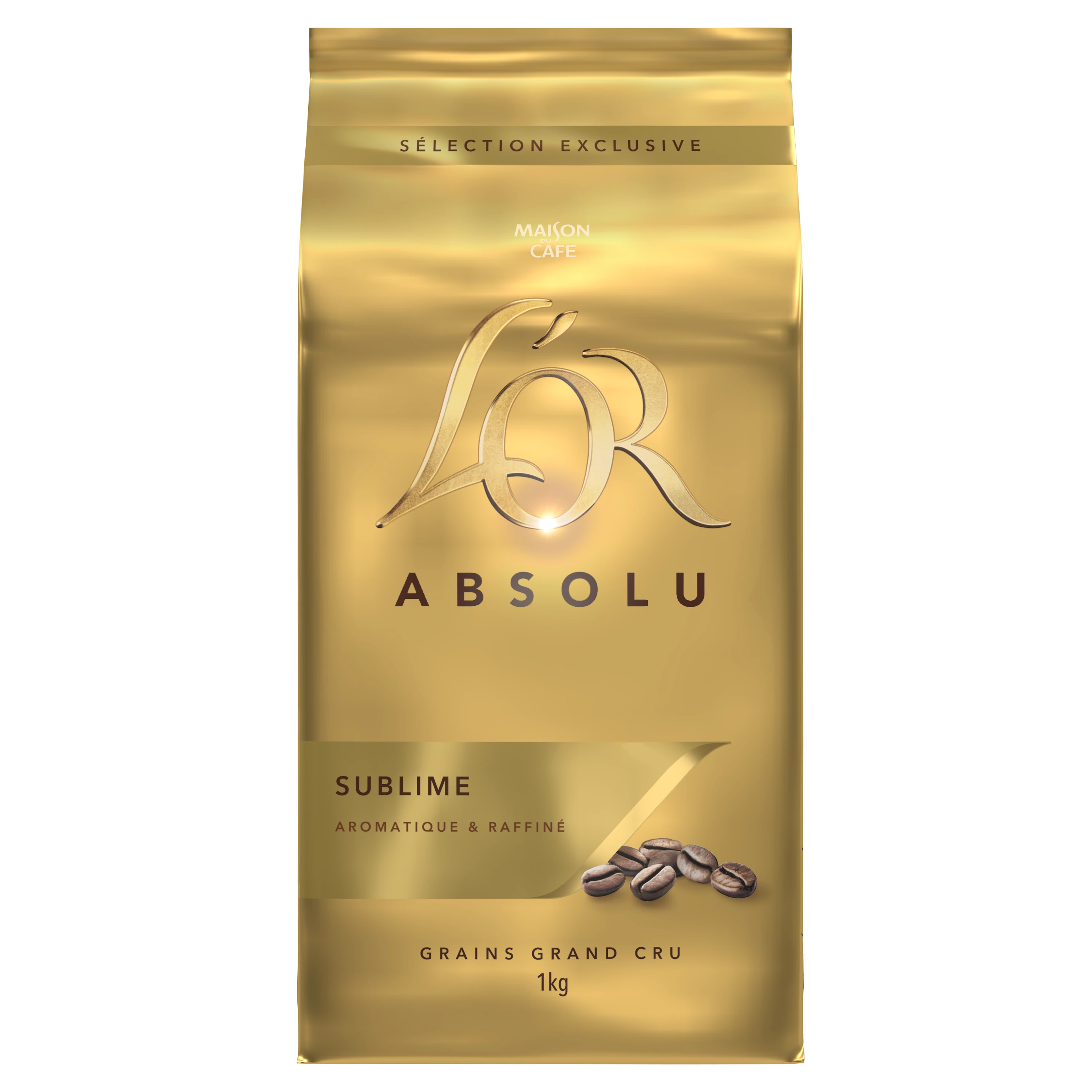 Absolute Gold Coffee Beans 1kg - L'OR