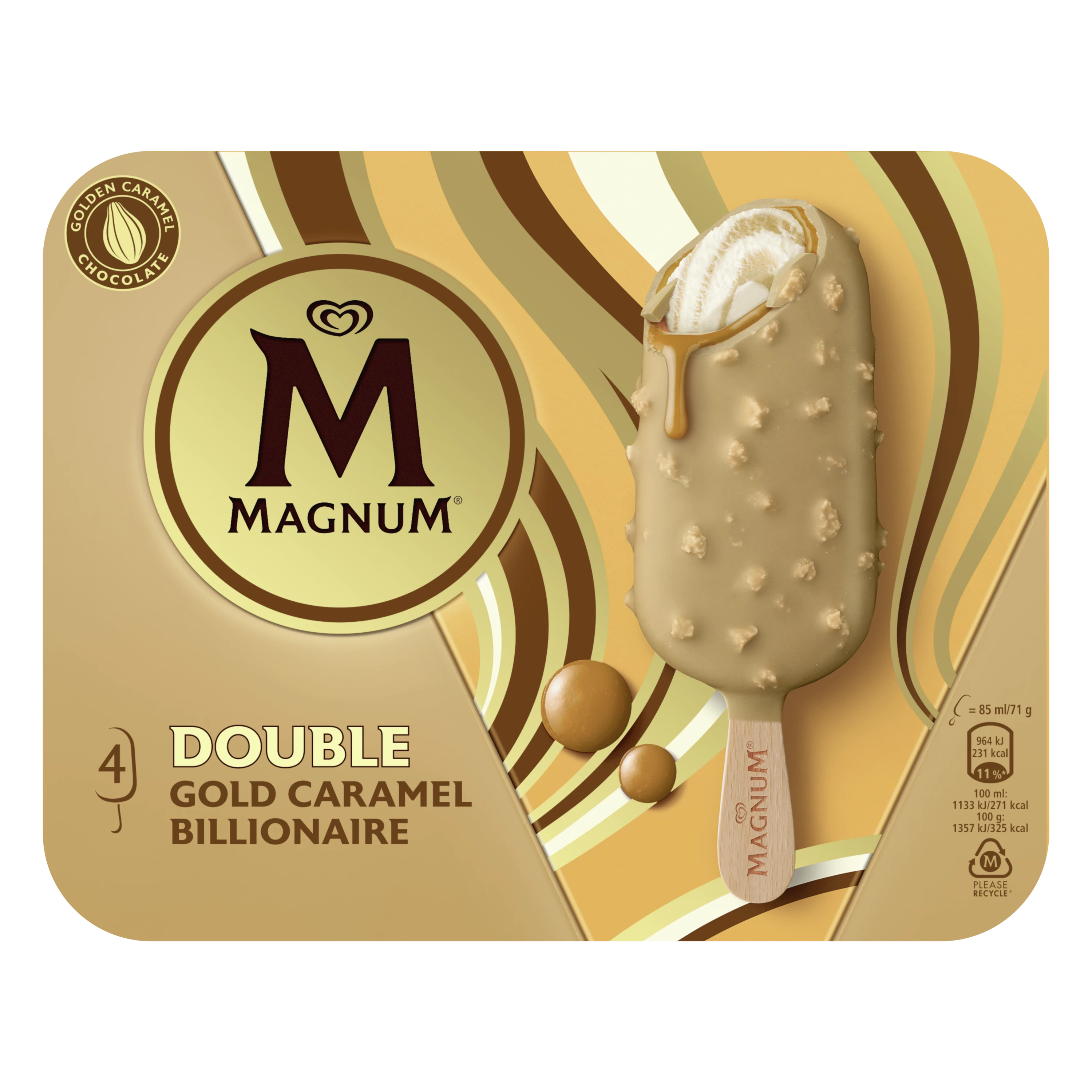 Magnum Doppel Gold Bil 284g