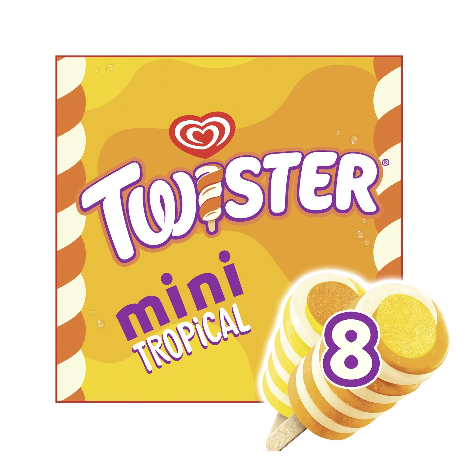 348g Twister Nhiệt Đới 8x50ml