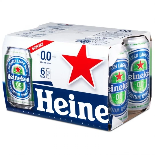 Cerveja Não Alcoólica, 6x33cl - HEINEKEN
