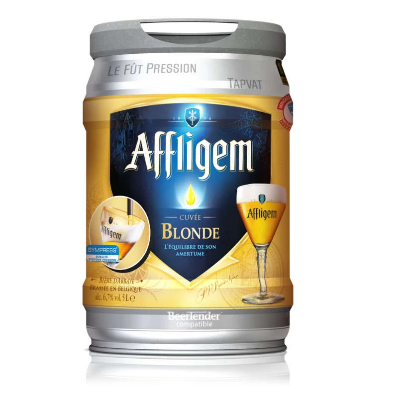 Bia Abbey Cuvée Blonde thùng 5L - AFFLIGEM