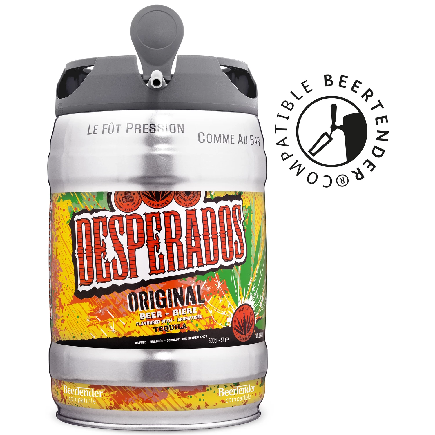 Bia hương vị Tequila thùng 5L - DESPERADOS
