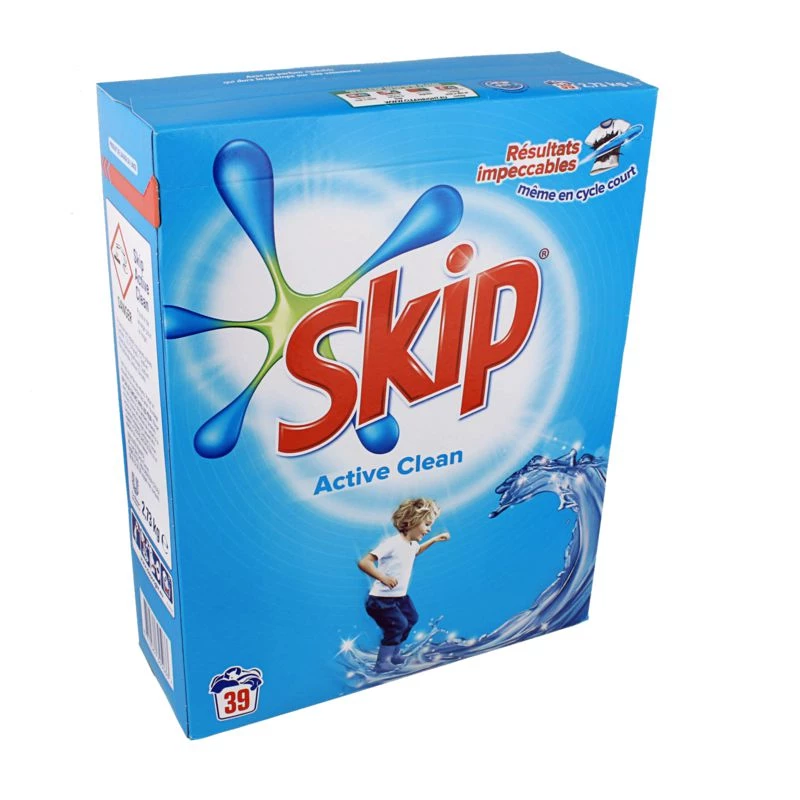 アクティブクリーン粉末洗剤 39回分 - SKIP