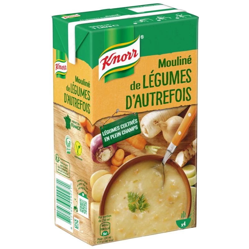 Sopa de Legumes Moulinée Tradicional, 1l - KNORR