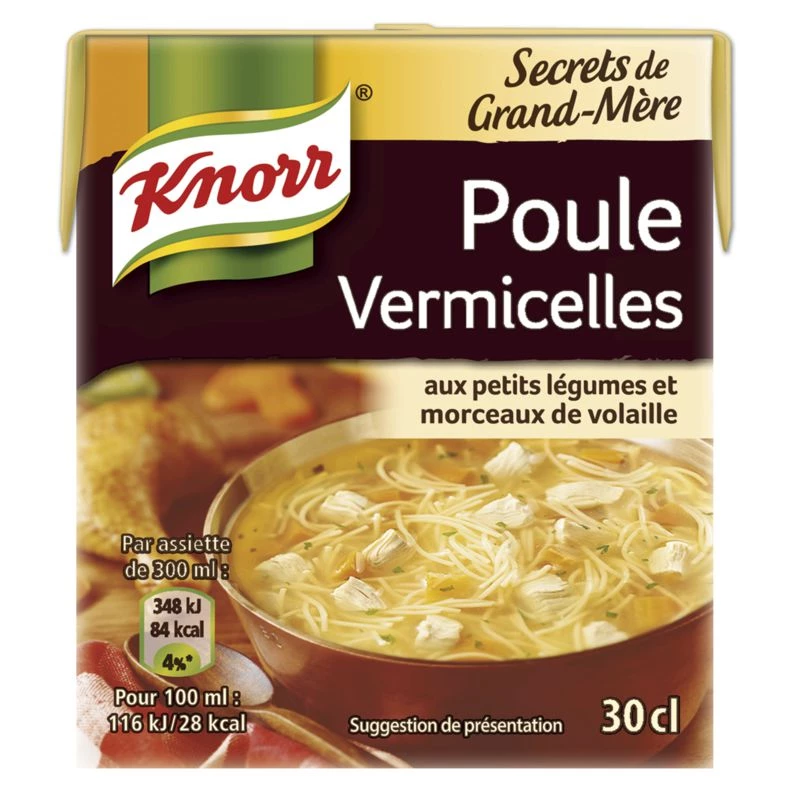 Sopa de Frango com Vermicelli, 30cl - KNORR