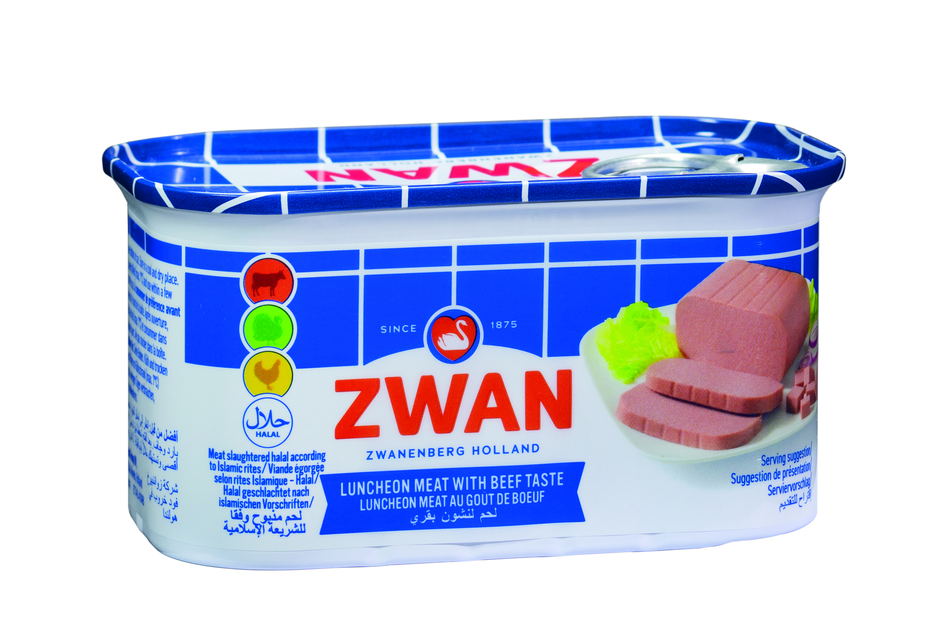 Luncheon Meat Boeuf (12 X 200 G) Halal - ZWAN