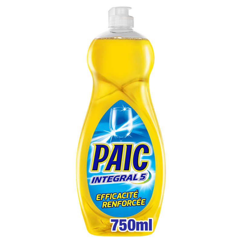 PAIC Paic integral liquide vaisselle citron vert 750ml pas cher