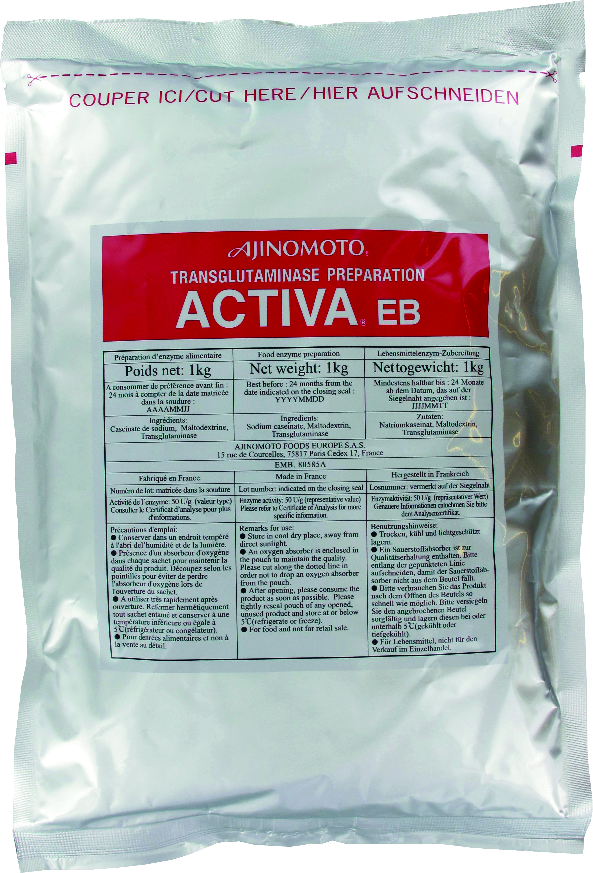 转谷氨酰胺酶 (activa-eb) 10 X 1 Kg - AJINOMOTO